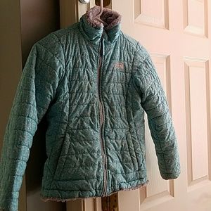 Reversible Girls The NorthFace winter Jacket 10/12